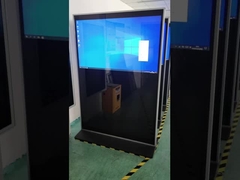 86인치 바닥 서 있는 전체 화면 LCD 광고 디스플레이 4k 해상도