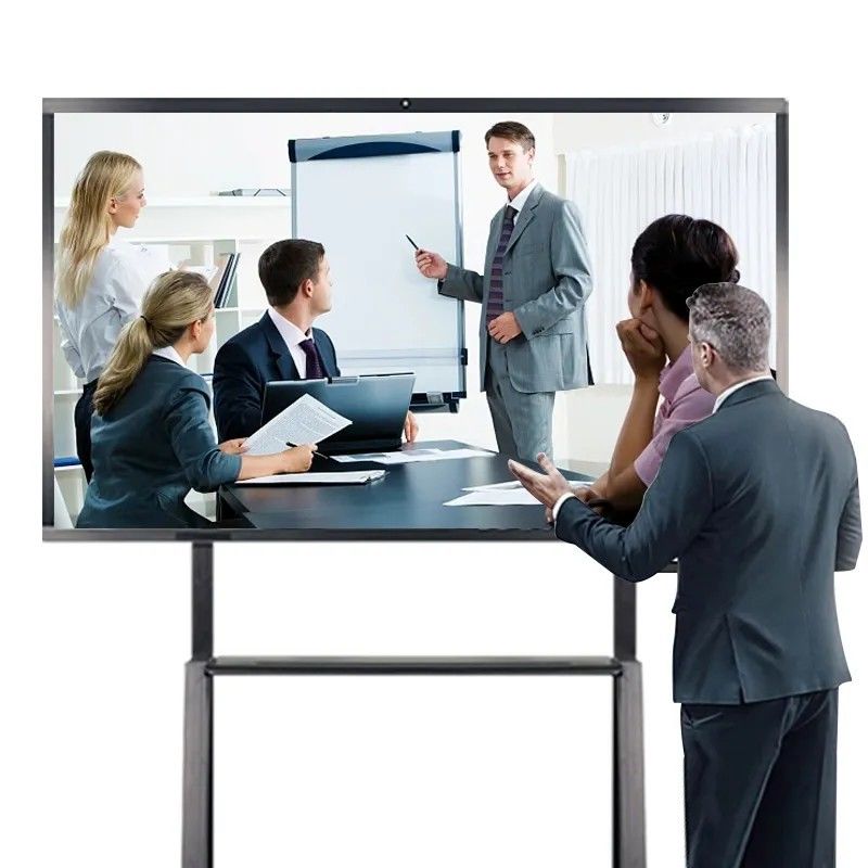멀티미디어 LCD 디지털 인터랙티브 화이트보드 화면 85 인치 회의실