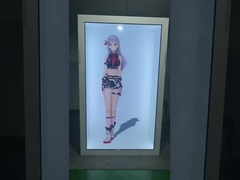 50 인치 투명 LCD 쇼케이스 윈도우 안드로이드 시스템 LCD 디스플레이 박스