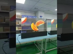 데스크톱 55 인치 OLED 투명한 화면 자동 상승 하락 디스플레이