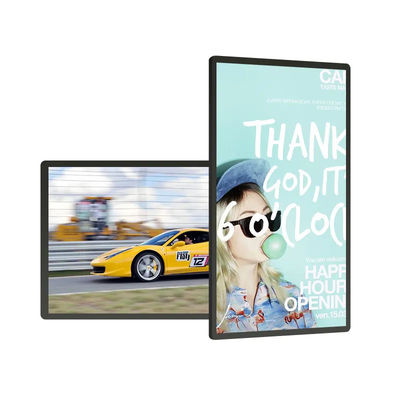 43" 벽에 장착된 4G 와이파이 LCD 광고 디스플레이 초 얇은 좁은 가장자리