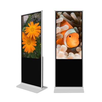 수직 실내 광고 플레이어 43 인치 HD LCD 디지털 사이니지 디스플레이