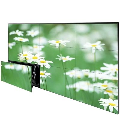 4K 해상도와 좁은 베젤 디스플레이를 갖춘 55인치 LCD 스플라이싱 월 (비디오 월 적용)