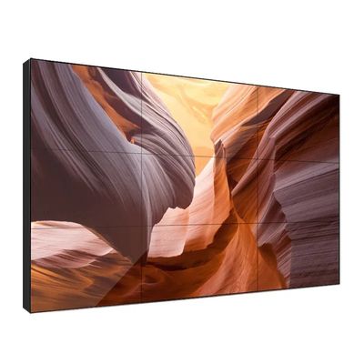 상업용 LCD TV 벽 46 인치 1.8mm 바닥 서있는 광고 스플라이싱 벽