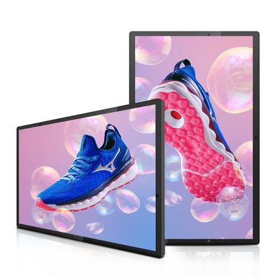 55인치 디지털 사이니지 LCD 광고 디스플레이 178° 뷰 앵글 3000:1 콘트라스트