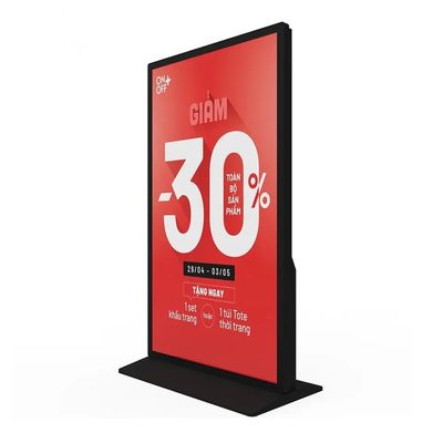 디지털 독립 광고 디스플레이 4K LCD 100 인치 터치 화면 모니터