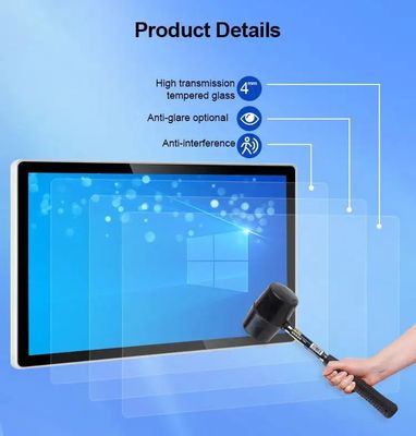15.6 인치 용량 터치 스크린 모니터 1920x1080 해상도 및 산업용 디스플레이용 멀티 터치
