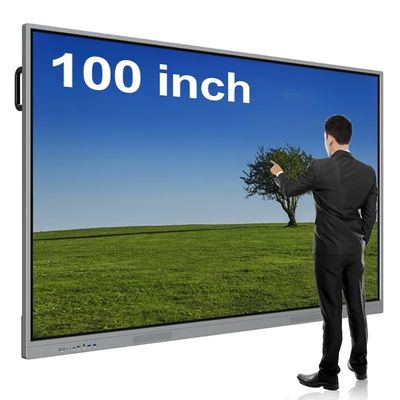 100인치 풀 HD 다중 터치 디지털 인터랙티브 화이트보드 스마트 평면 패널 터치 화면 모니터