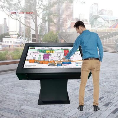 43인치 야외 고휘도 멀티 터치 인터랙티브 터치스크린 테이블 디지털 사이니지 키오스크