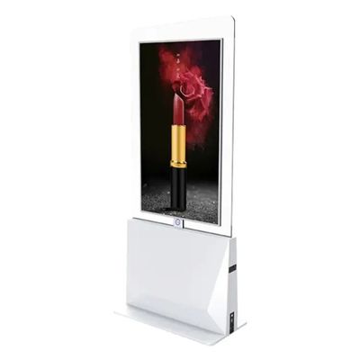 OLED 55 인치 투명 터치 스크린 디스플레이 바닥 스탠드 모두 하나의 모니터