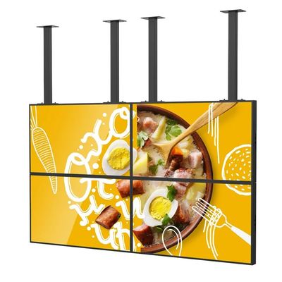 55 인치 LCD 스플라이싱 월 비디오 월 500cd / m2 밝기 및 상점 창문 디스플레이에 대한 1920 * 1080 해상도