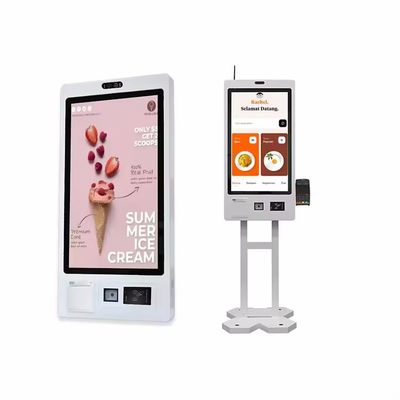 22인치 터치 스크린 셀프 서비스 판매 키오스크 영수증 프린터가 있는 결제 키오스크