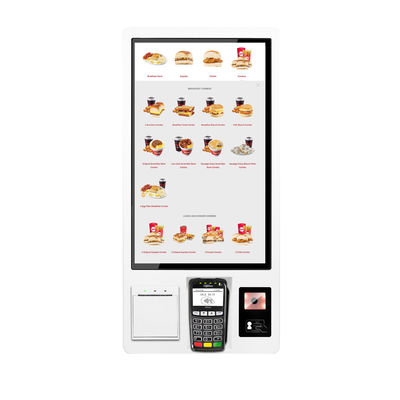 21.5인치 셀프 서비스 POS 시스템 (신용/직불카드 결제 및 바코드 스캐너 포함)