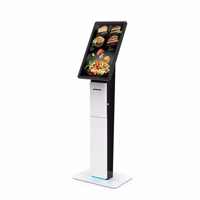 LED 터치 스크린 디스플레이가 있는 지상 서 있는 셀프 서비스 키오스크 셀프 서비스 포스 키오스크