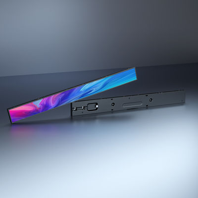 LCD 광고 디스플레이 350cd/m2 밝기, 110-240V 전원 공급 및 상업용 디지털 사이니지를 위한 스트레칭 스크린