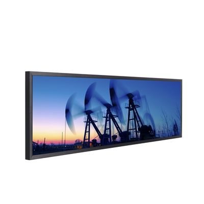 3840 X 1080 해상도 및 350cd/m2 밝기를 갖춘 인터랙티브 바 타입 롱 스트립 터치스크린 모니터