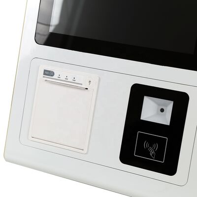 21.5 Inch FHD Self Ordering Kiosk with 10-Point Capacitive Touch Screen and Optional Thermal Printer