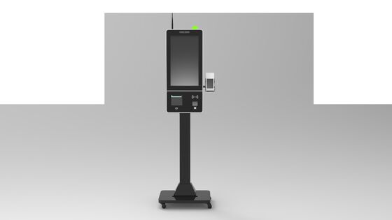 10-Point Capacitive Touch Screen Self Ordering Kiosk with 1920x1080 Resolution and Wall Mount