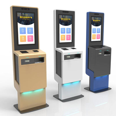 Customizable Floor Standing Self-Service Kiosk with 1920X1080 Resolution and Interactive Touch Screen