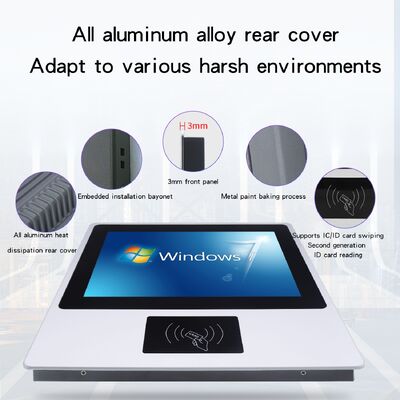 12.1 Inch Wall Mountable Self-service Kiosk with 10 Point Capacitive Touch Screen for Indoor Use