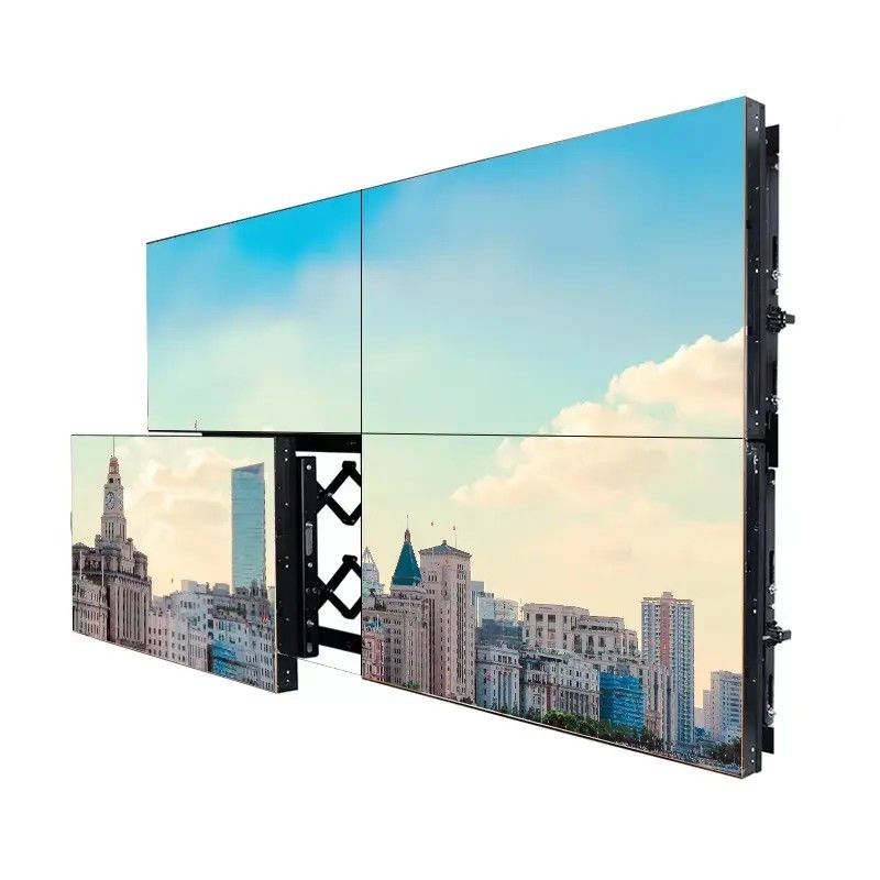 고화질 비디오 벽 디스플레이를 위한 3.5mm 베젤을 가진 65인치 4K 해상도 LCD 스플라이싱 월