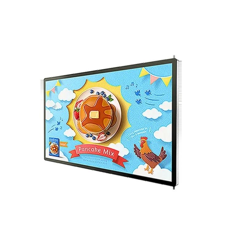 125W 고 밝기 LCD 광고 디스플레이 디지털 사이니지 대조 3000: 1
