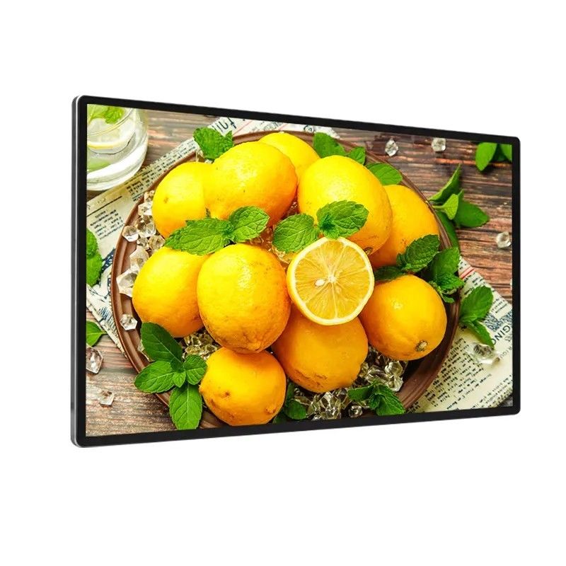 98 인치 벽에 장착된 LCD 광고 디스플레이 1920 x 1080 해상도 및 IP55 IP65 보호