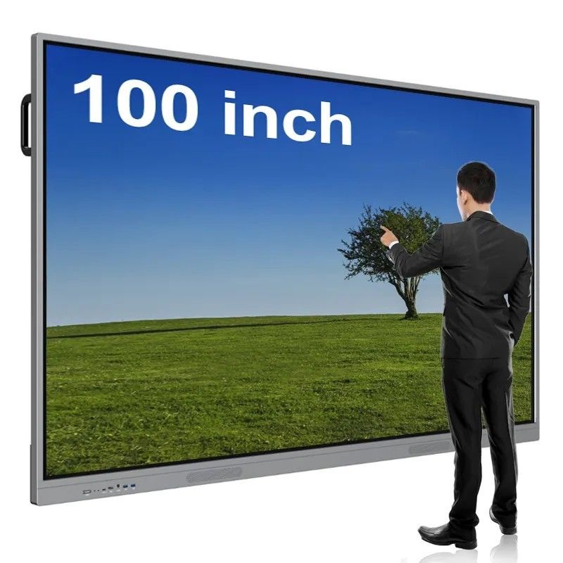 100인치 풀 HD 다중 터치 디지털 인터랙티브 화이트보드 스마트 평면 패널 터치 화면 모니터