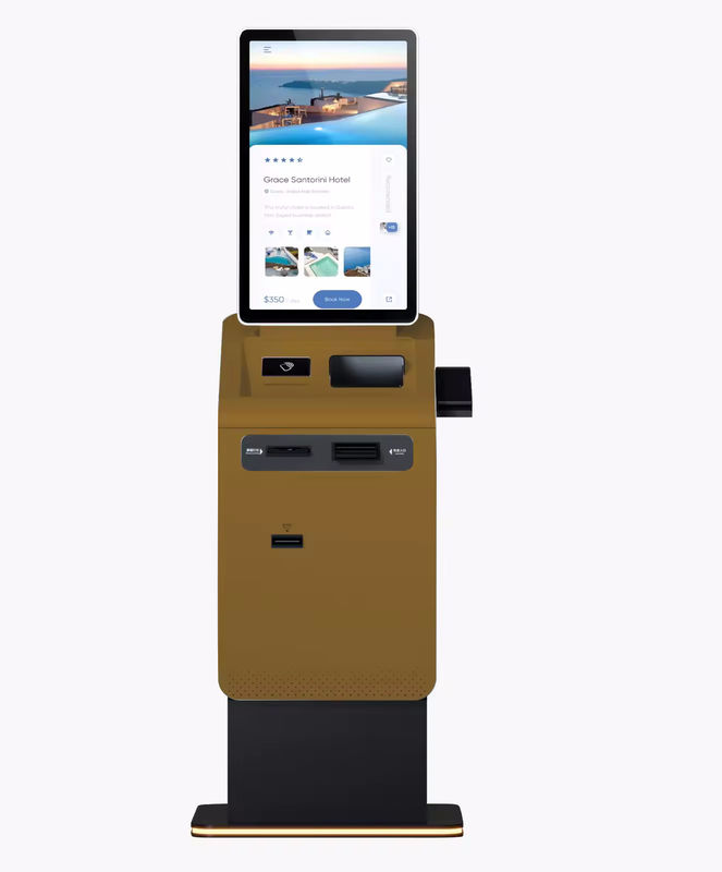 얼굴 인식 신용카드 및 모바일 결제 기능이 탑재된 128GB SSD 인터랙티브 셀프 서비스 키오스크