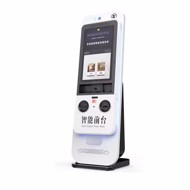 모터화 카드 분산기 다국어 지원 및 Wi-Fi 블루투스 연결과 함께 셀프 체크인 키오스크
