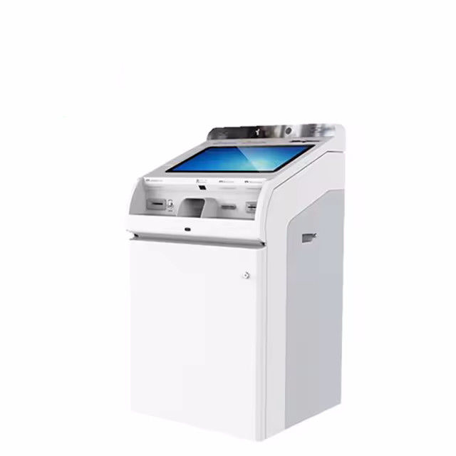 인텔 코어 I5/I7 셀프 체크인 키오스크 터치 스크린 및 사용자 정의 LED 조명으로 효율적인 셀프 서비스