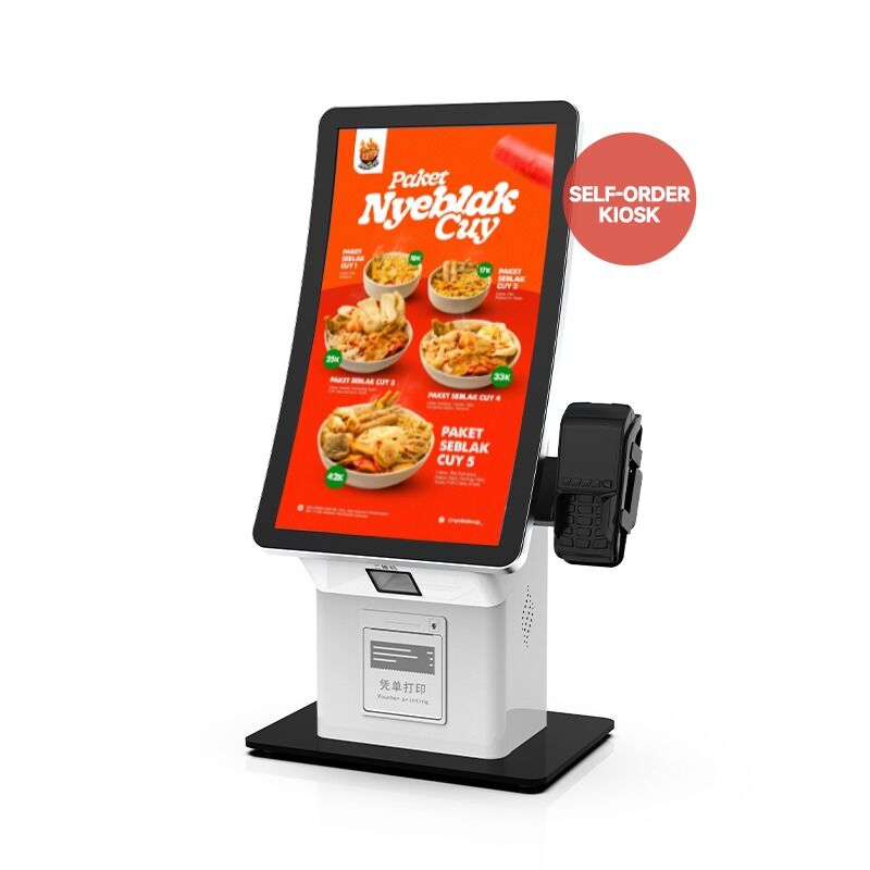 Self Checkin Kiosk with 10-Point Capacitive Touch, 1920X1080 Resolution LCD Display and Cloud-Based CMS for Interactive Self Service