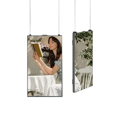 상점 창문 디지털 사이니지 광고 플레이어 높은 밝기 비디오 벽 49 인치